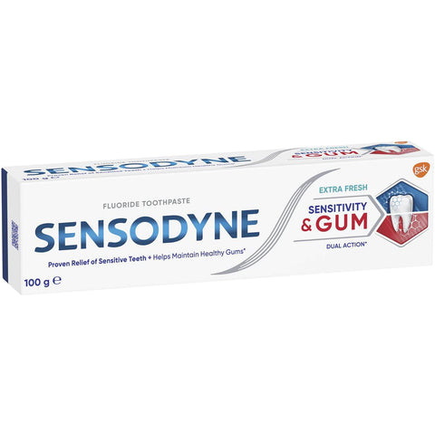 SENSODYNE SENSITIVITY & GUM DUAL ACTION EXTRA FRESH 100 G