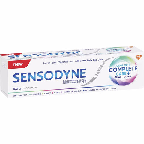 SENSODYNE COMPLETE CARE + SMART CLEAN COOLMINT 100 G