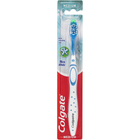 COLGATE MAX WHITE MEDIUM TOOTHBRUSH