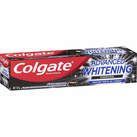 COLGATE ADVANCED WHITENING CHARCOAL TOOTHPASTE 170G