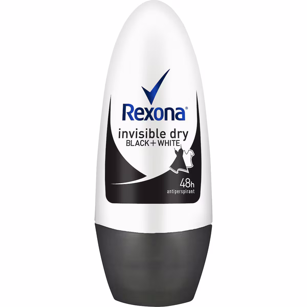 REXONA INVISIBLE DRY BLACK WHITE 48H ANTIPERSPIRANT 50ML
