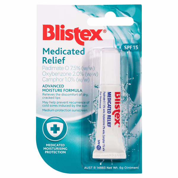 BLISTEX MEDICATED RELIEF SPF 15 OINTMENT 6G