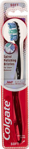 COLGATE 360 ADVANCED OPTIC WHITE SOFT TOOTHBRUSH