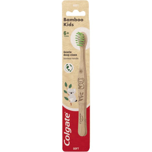 COLGATE KIDS 6+ YEARS BAMBOO GENTLE DEEP CLEAN SOFT TOOTHBRUSH