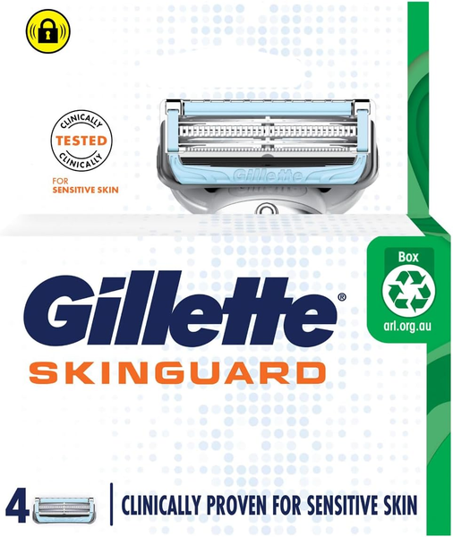 GILLETTE SKINGUARD 4 CARTRIDGES