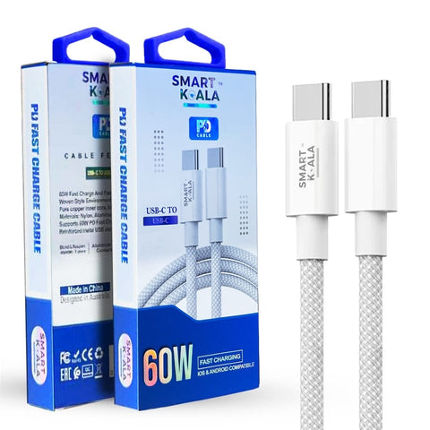 SMART KOALA TYPE C TO TYPE C CHARGER CABLE 1M