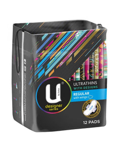 U Kotex Designer Ultrathin Regular Wings 12 Pads