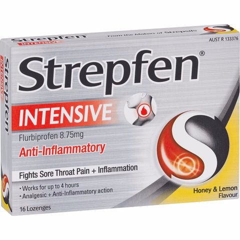 STREPFEN INTENSIVE HONEY & LEMON 16 LOZENGES