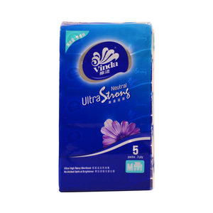 VINDA ULTRA STRONG SOFT FACIAL TISSUE 3PLY 100 SHEETS 5 PK