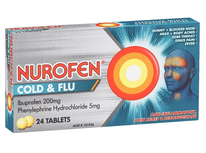 NUROFEN COLD & FLU 24 TABLETS