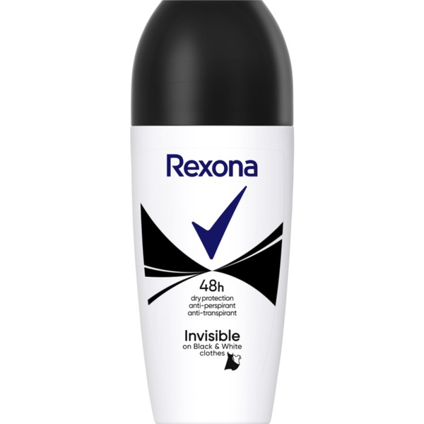 REXONA INVISIBLE DRY BLACK WHITE 48H ANTIPERSPIRANT 50ML