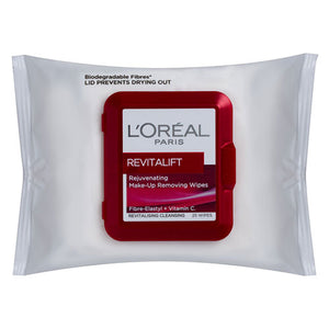 LOREAL REVITALIFT MAKEUP REMOVING WIPES 25PK