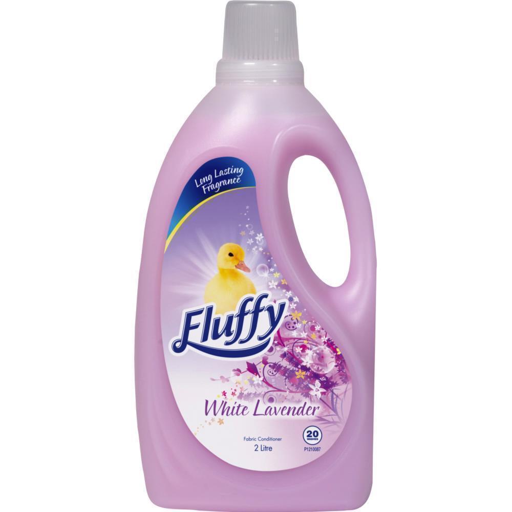 FLUFFY WHITE LAVENDER FABRIC CONDITIONER 2L