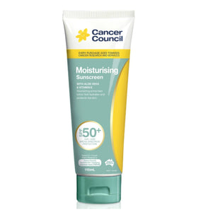 CANCER COUNCIL MOISTURISING SUNSCREEN SPF50+ 110ML