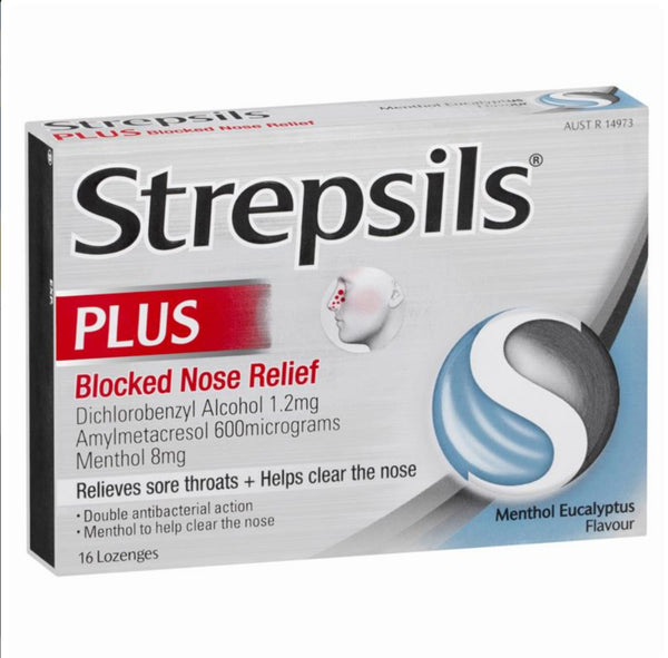 STREPSILS BLOCKED NOSE 16 LOZENGES