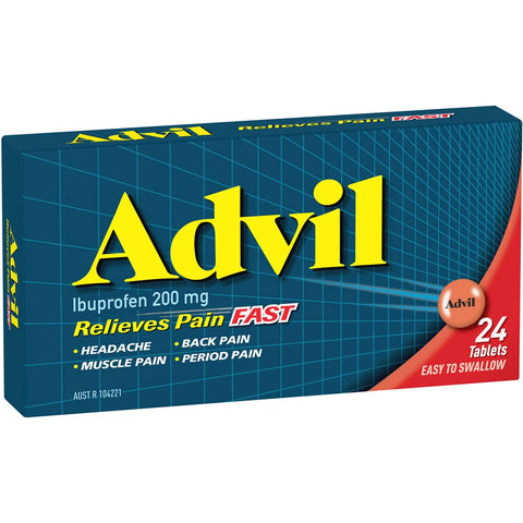 ADVIL PAIN RELIEVE  24 TABLETS