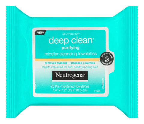 Neutrogena Deep Clean Purifying Micellar 25 Wipes
