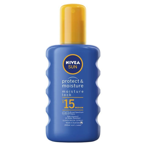 Nivea Sun Protect & Moisture Sunscreen Spray SPF 15 200ml