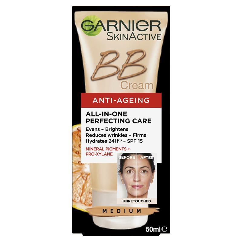 Garnier Skin Active Anti-Ageing Medium BB Cream 50ml