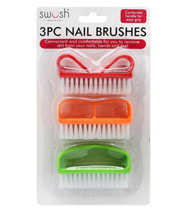 SWOSH NAIL BRUSH 3PCS