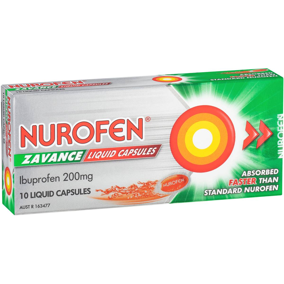 NUROFEN ZAVANCE LIQUID 10 CAPSULES