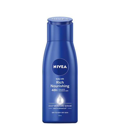 NIVEA RICH NOURISHING BODY LOTION FOR DRY SKIN 75ML