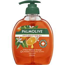 Palmolive Antibacterial
Hand Wash Orange 250ml