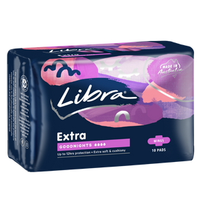 LIBRA EXTRA GOODNIGHTS WINGS 10 PADS