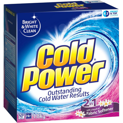 Cold Power 2In1 Detergent Powder 1.8Kg