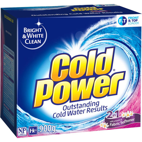 COLD POWER 2IN1 DETERGENT POWDER 900G