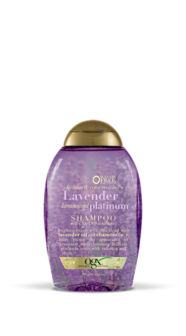 OGX SHAMPOO LAVENDER LUMINESCENT PLATINUM SHAMPOO 385ML