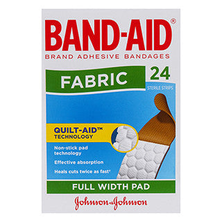 BAND-AID FABRIC 24 STRIPS