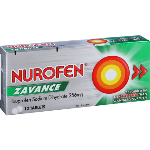 NUROFEN ZAVANCE 12 TABLETS