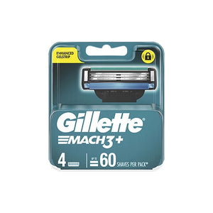 Gillette Mach 3 Plus 4 Cartridges