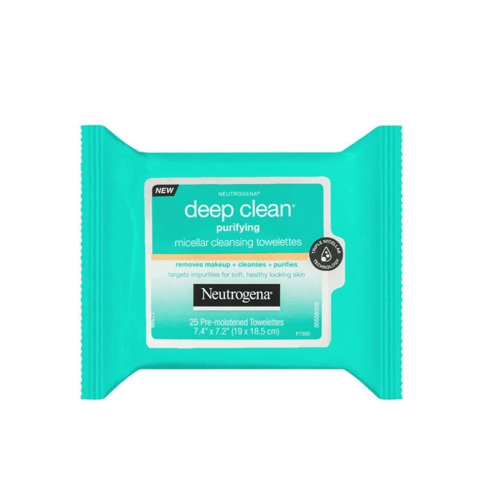 NEUTROGENA MICELLAR CLEANSING TOWELETTES 25PK