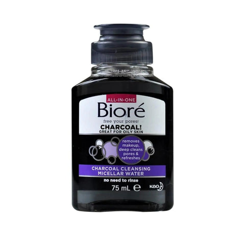 BIORE CHARCOAL CLEANSING MICELLAR WATER 75ML