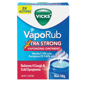 VICKS VAPO RUB XTRA STRONG 50G