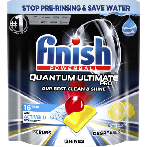 Finish Quantum Ultimate Pro Lemon Sparkle 16 Tabs