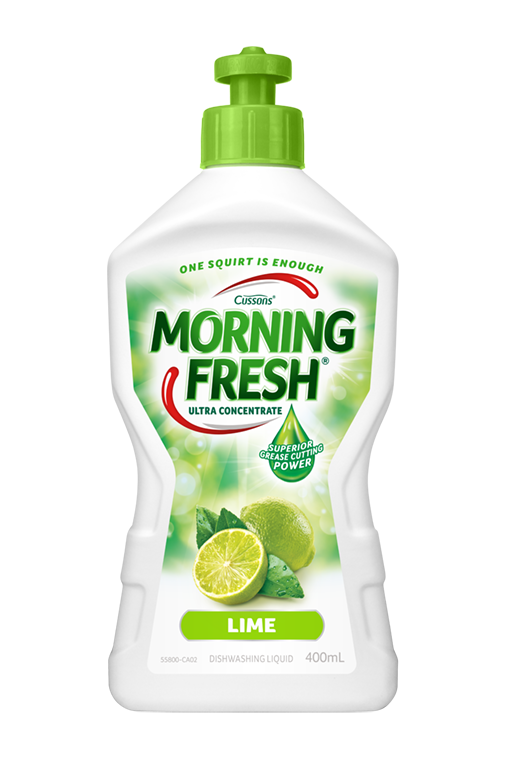 MORNING FRESH LIME D/WASH LIQUID 400ML