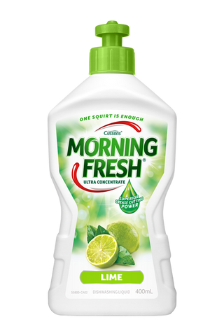 MORNING FRESH LIME D/WASH LIQUID 400ML