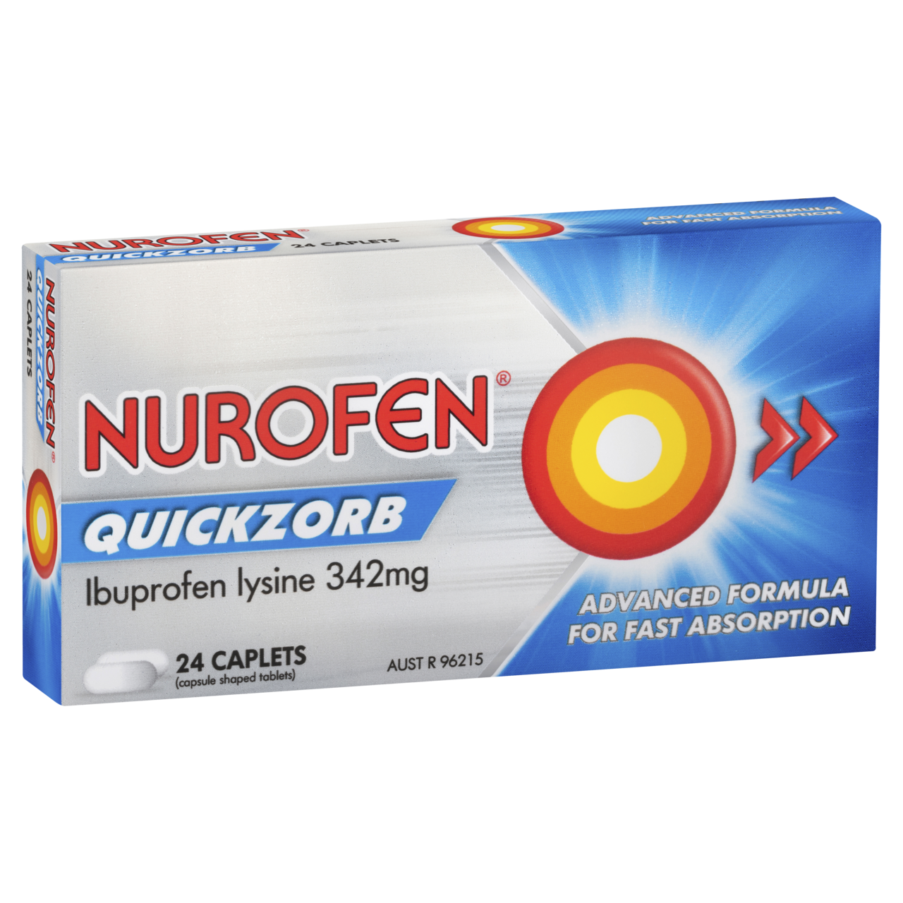 NUROFEN QUICKZORB 24 CAPLETS