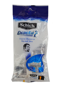 Schick Exacta 2 2 Blades Single Razor Pk