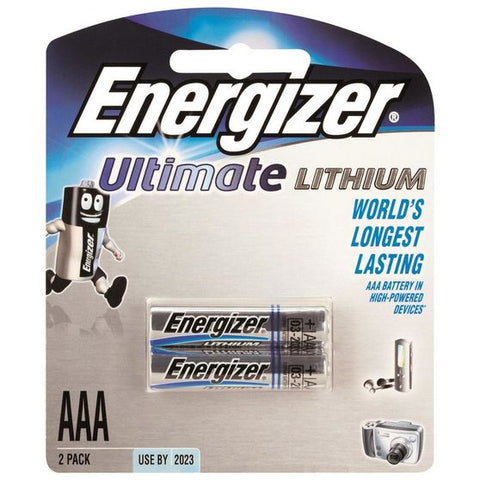 ENERGIZER ULTIMATE LITHIUM AAA 2 BATTERIES
