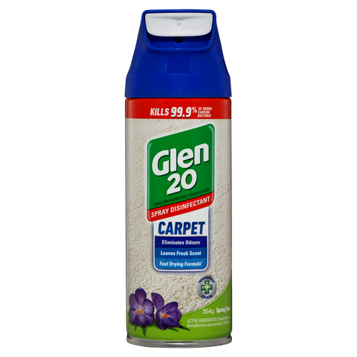 GLEN 20 SPRING TIME CARPET DISINFECTANT SPRAY 354G