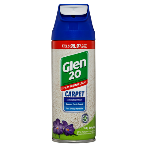 GLEN 20 SPRING TIME CARPET DISINFECTANT SPRAY 354G