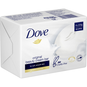 Dove White Beauty Cream Bar 4X100G