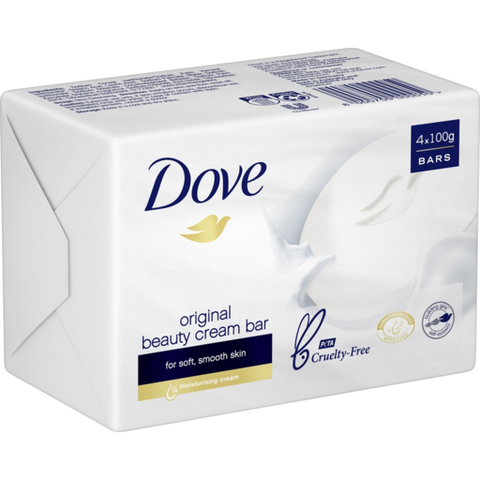 Dove White Beauty Cream Bar 4X100G