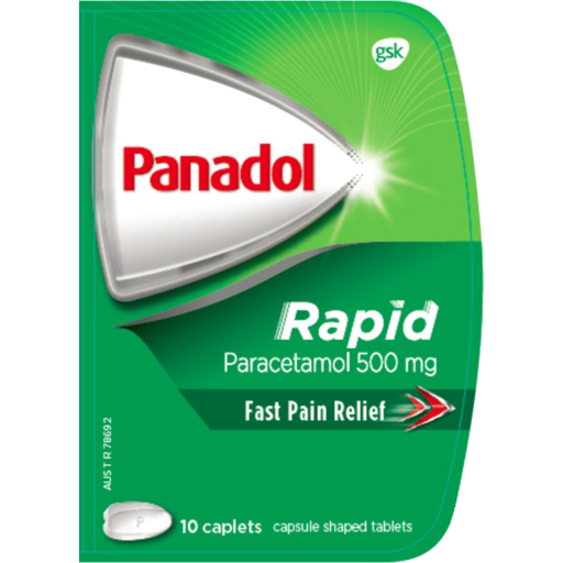 PANADOL RAPID 10 CAPLETS