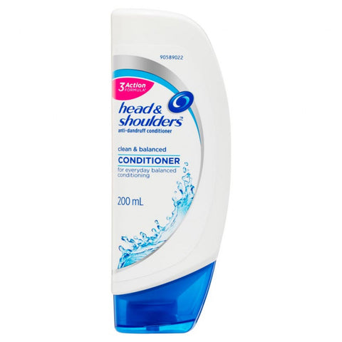 HEAD & SHOULDERS CLEAN & BALANCED CONDITIONER 200 ML