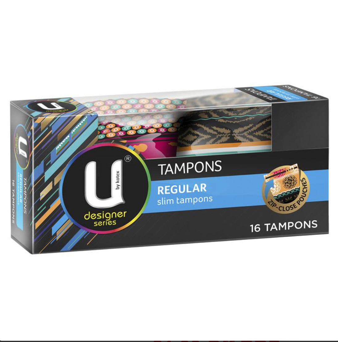 U KOTEX DESIGNER REGULAR SLIM 16 TAMPONS